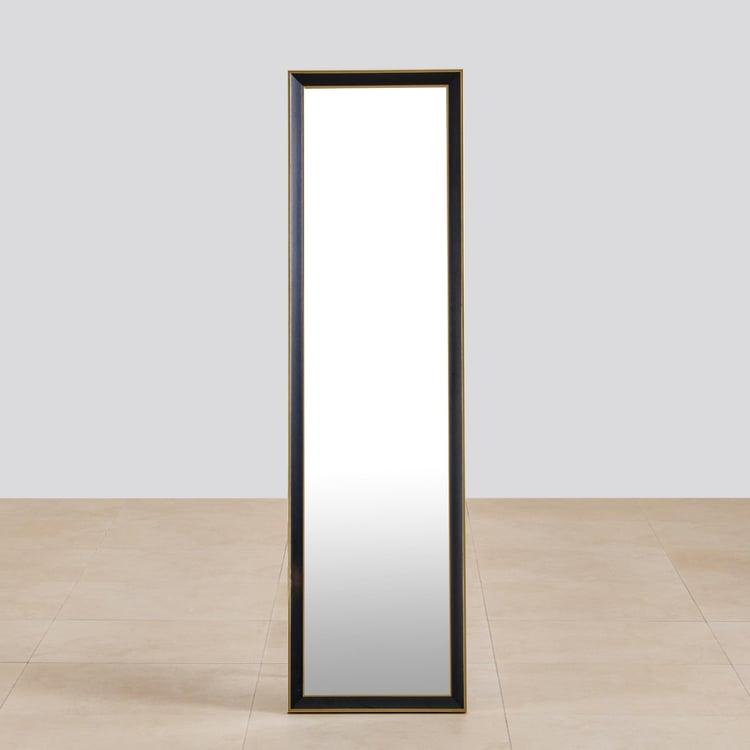 (Refurbished) Noir Novelty Standing Mirror - Black