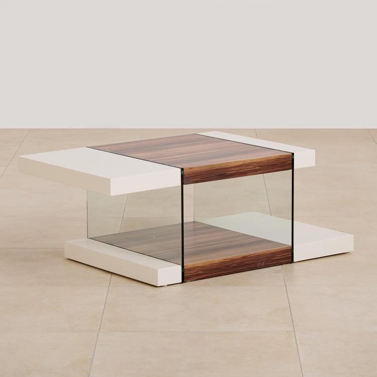 (Refurbished) Akron NXT Cameron Coffee Table - Cream