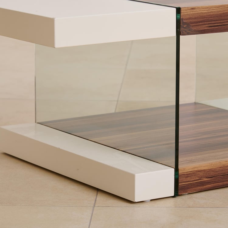 (Refurbished) Akron NXT Cameron Coffee Table - Cream