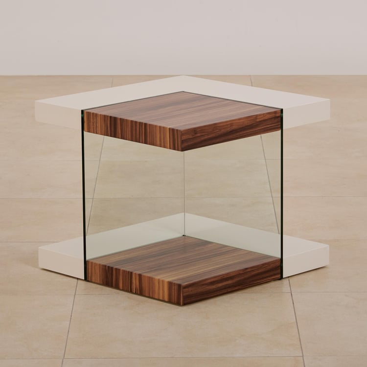 (Refurbished) Akron NXT Cameron End Table - Brown