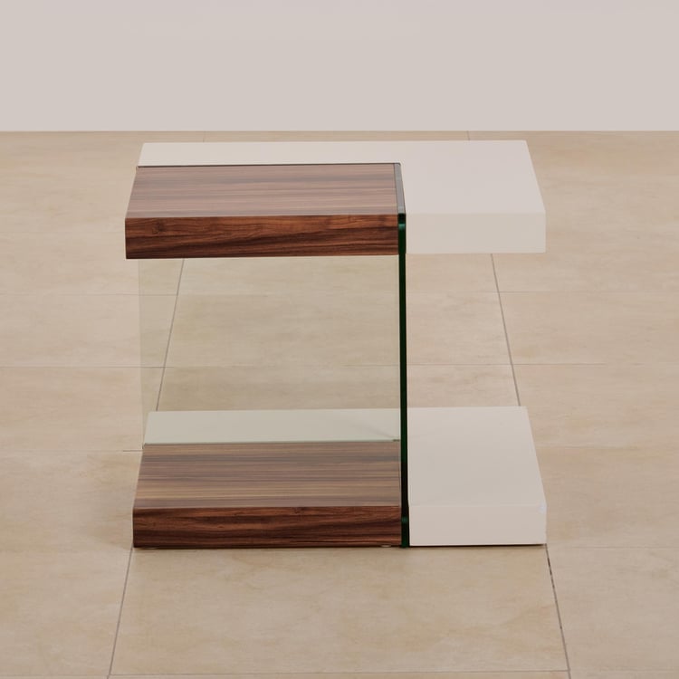 (Refurbished) Akron NXT Cameron End Table - Brown