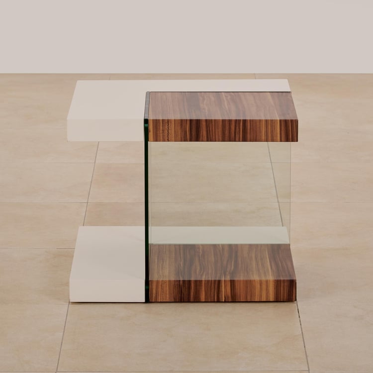 (Refurbished) Akron NXT Cameron End Table - Brown