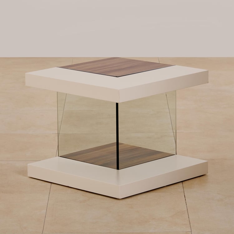 (Refurbished) Akron NXT Cameron End Table - Brown