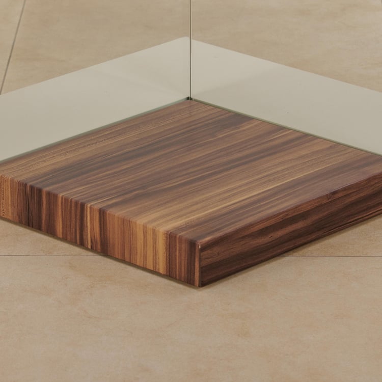 (Refurbished) Akron NXT Cameron End Table - Brown