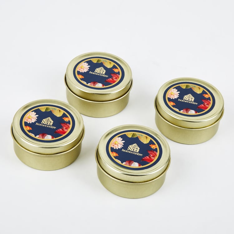 Vicente Set of 4 Scented Tin Candles
