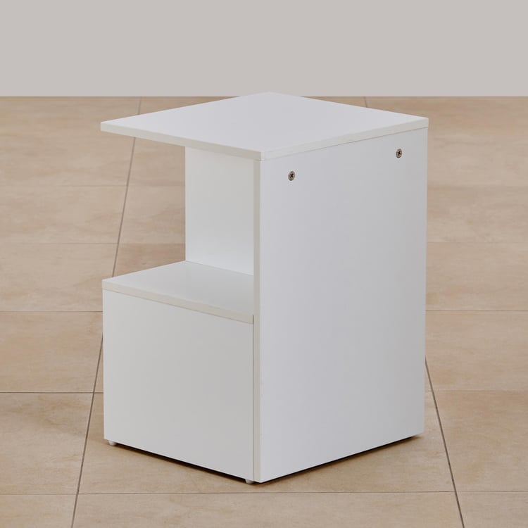 Helios Reynan End Table - White