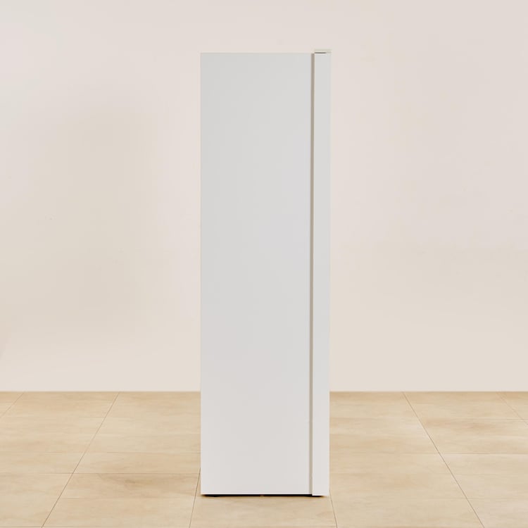 Polaris 2-Door Sliding Wardrobe with Mirror- White