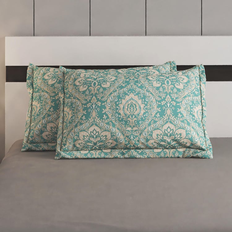 Amaya Kainaat Set of 2 Printed Pillow Covers - 70x45cm