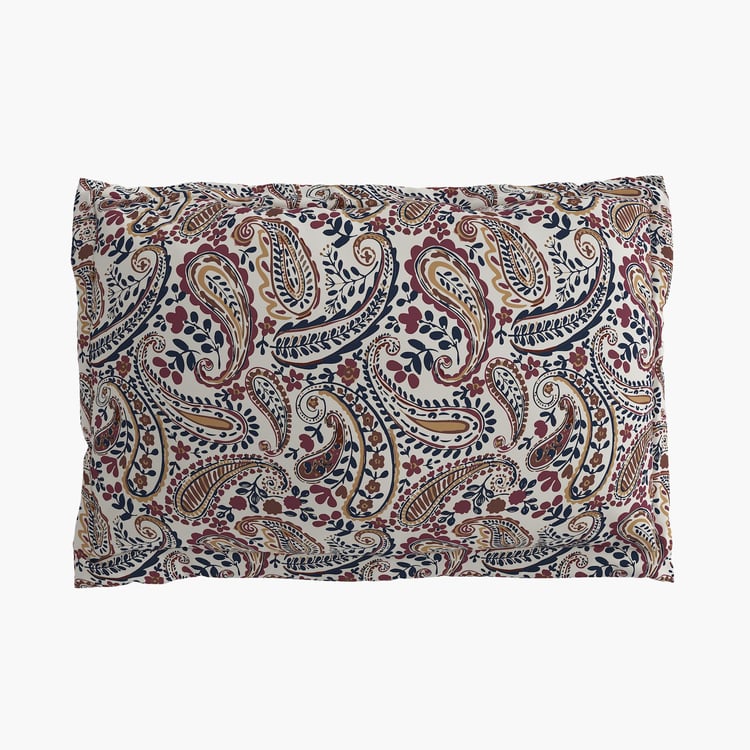 Amaya Raffia Set of 2 Printed Pillow Covers - 70x45cm