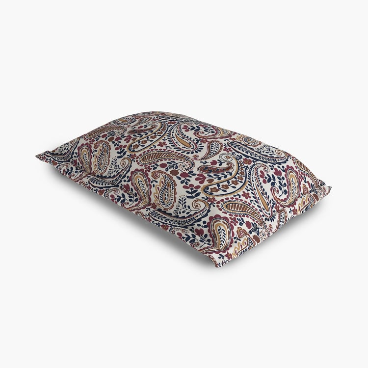 Amaya Raffia Set of 2 Printed Pillow Covers - 70x45cm