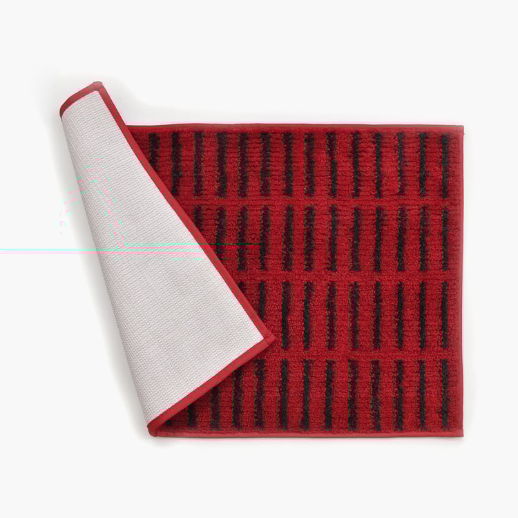 STELLAR HOME Ibiza Striped Bath Mat - 60x40cm