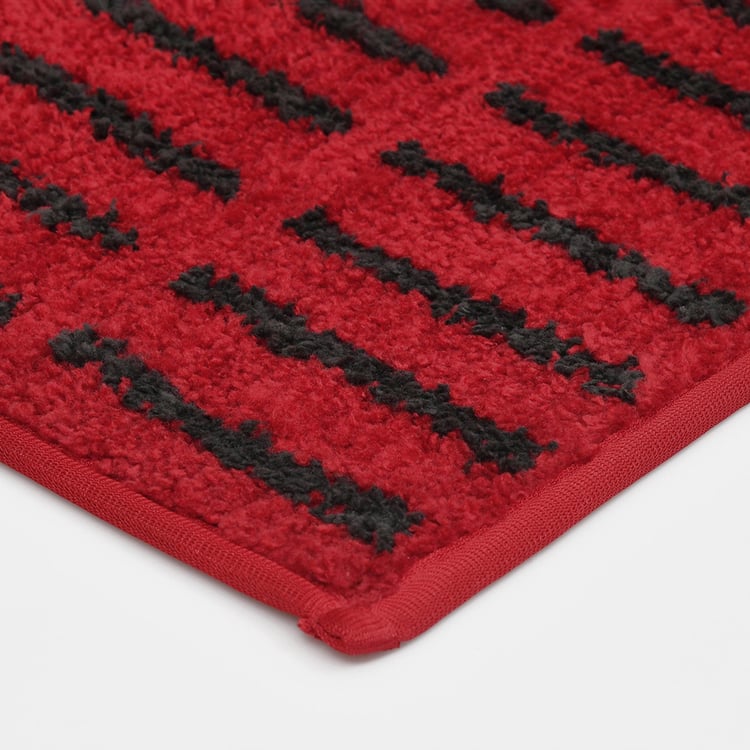 STELLAR HOME Ibiza Striped Bath Mat - 60x40cm