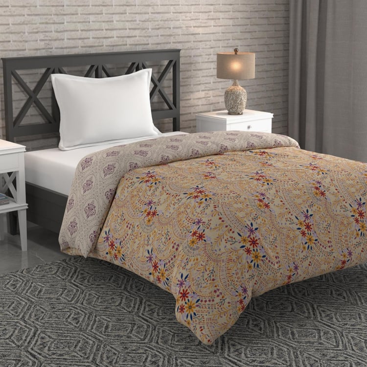 BICHAUNA Malhar Cotton Printed Single Comforter