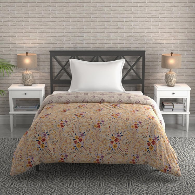 BICHAUNA Malhar Cotton Printed Single Comforter