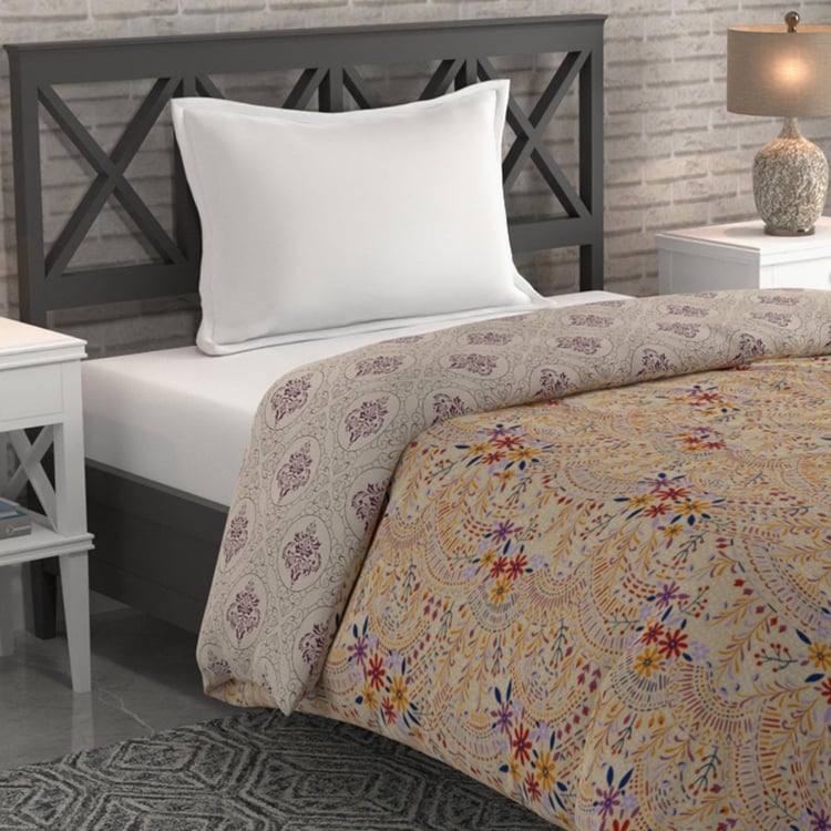 BICHAUNA Malhar Cotton Printed Single Comforter