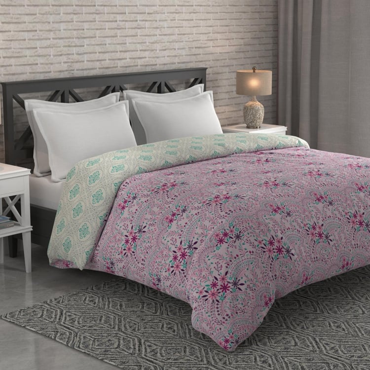 BICHAUNA Malhar Cotton Printed Double Comforter