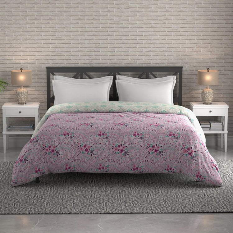 BICHAUNA Malhar Cotton Printed Double Comforter