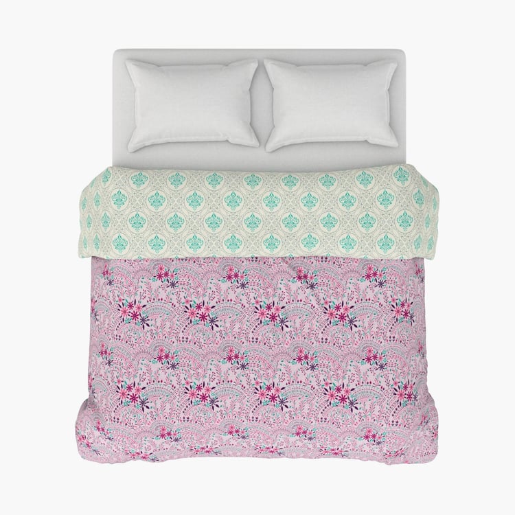 BICHAUNA Malhar Cotton Printed Double Comforter