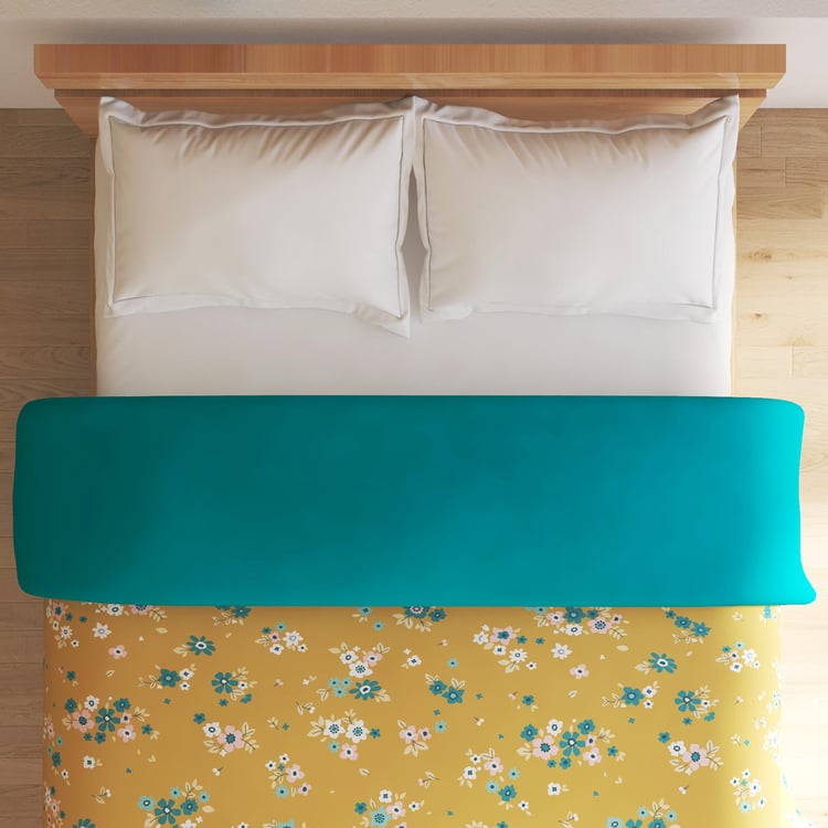 Ellipse Kris Cotton Printed Reversible Double Comforter