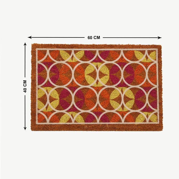 Corsica Printed Coir Anti-Slip Mat - 60x40cm