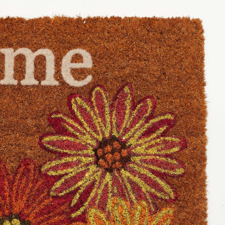 Corsica Coir Printed Anti-Slip Doormat - 60x40cm