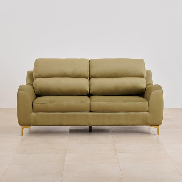 Bianca Velvet 3+2+1 Seater Sofa Set - Olive