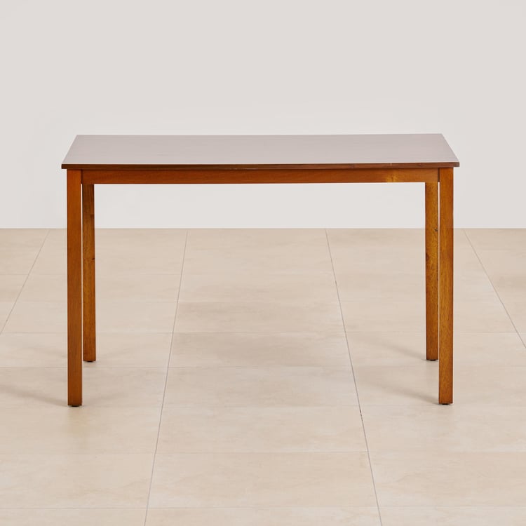 (Refurbished) Quadro 4-Seater Dining Table - Brown