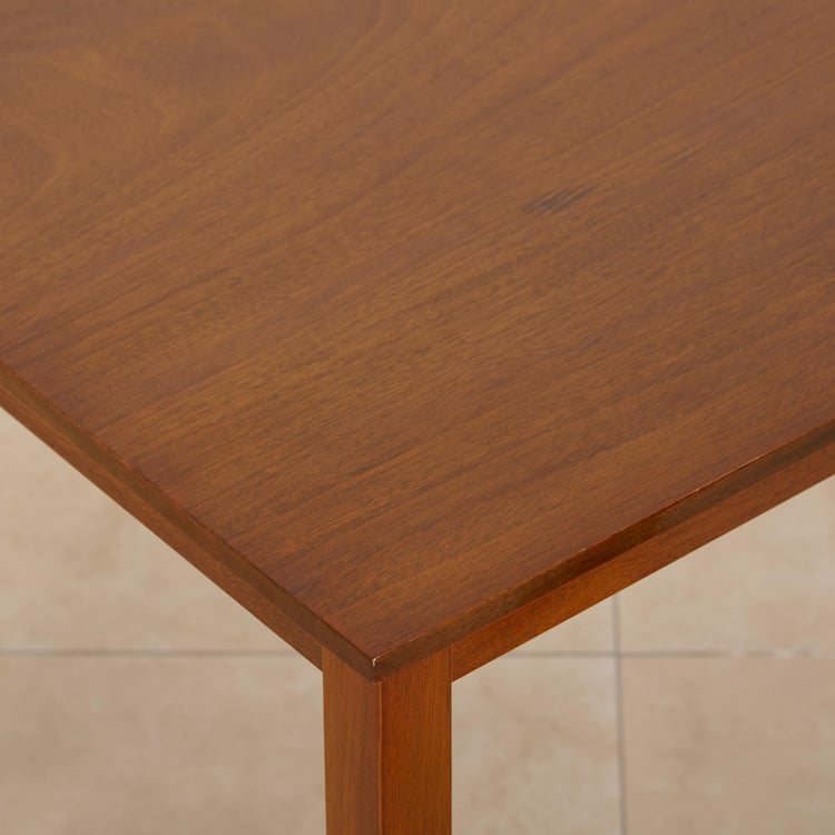 (Refurbished) Quadro 4-Seater Dining Table - Brown