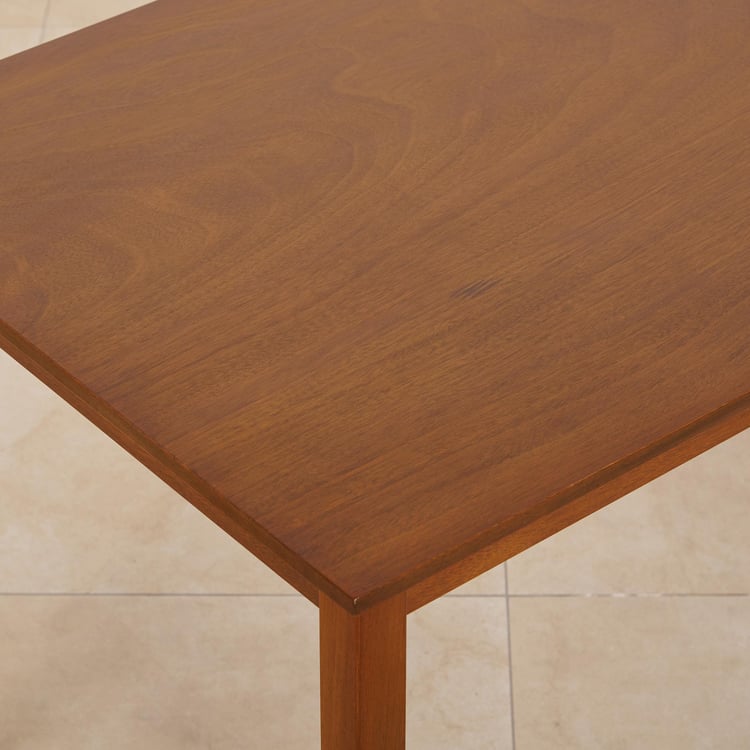 (Refurbished) Quadro 4-Seater Dining Table - Brown