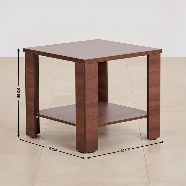 (Refurbished) Clary End Table - Brown