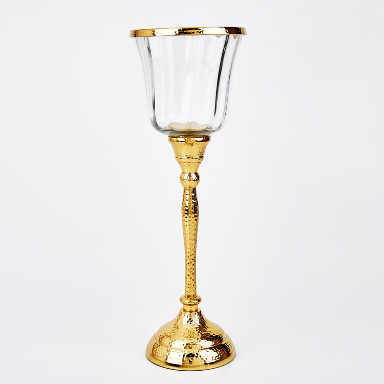 Splendid Gold Rush Gisela Glass Votive Holder