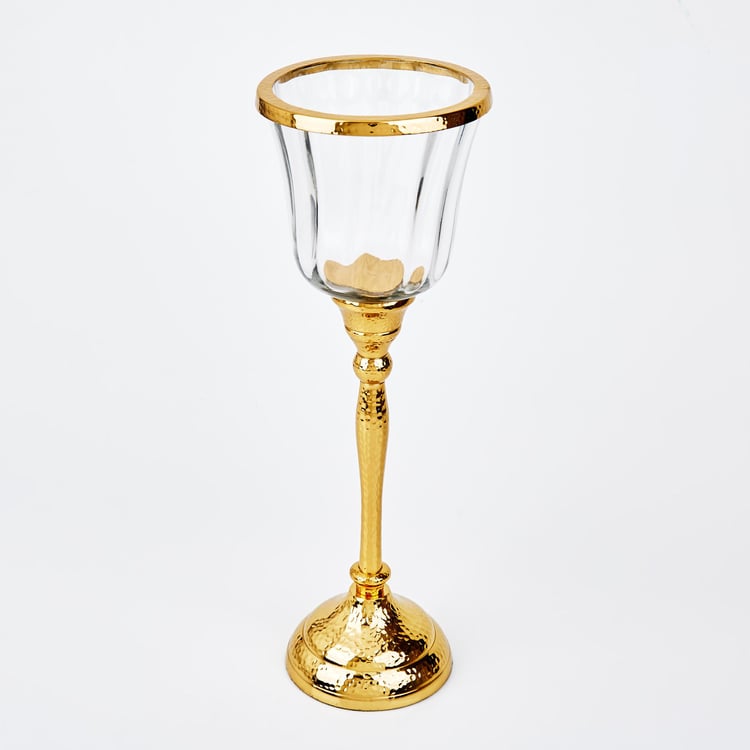 Splendid Gold Rush Gisela Glass Votive Holder