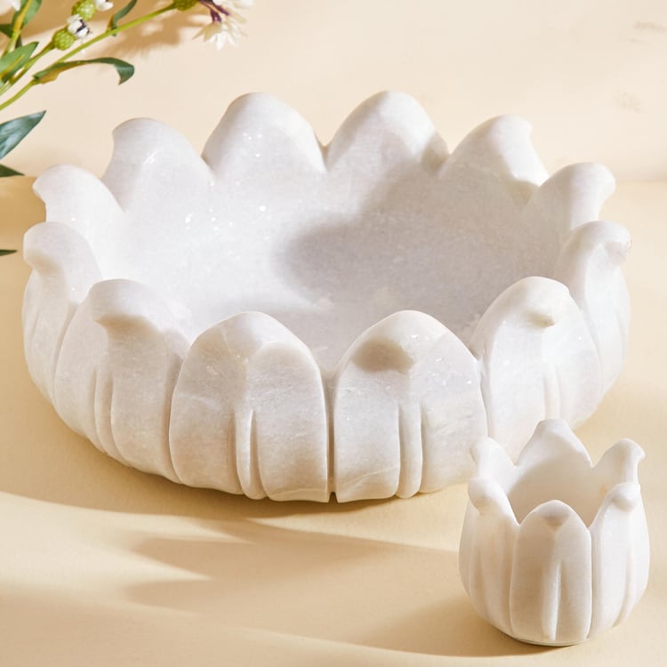 Renge Marble Decorative Bowl