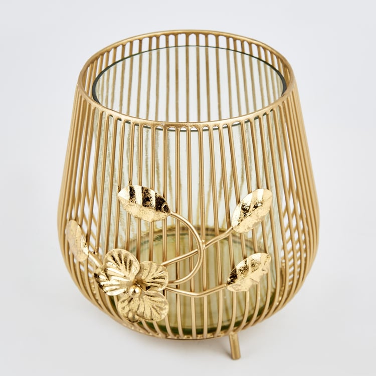 Moksha Neysa Metal Hurricane Candle Holder