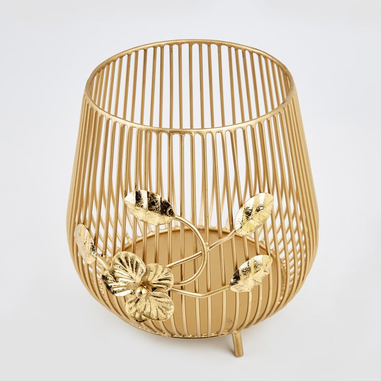 Moksha Neysa Metal Hurricane Candle Holder