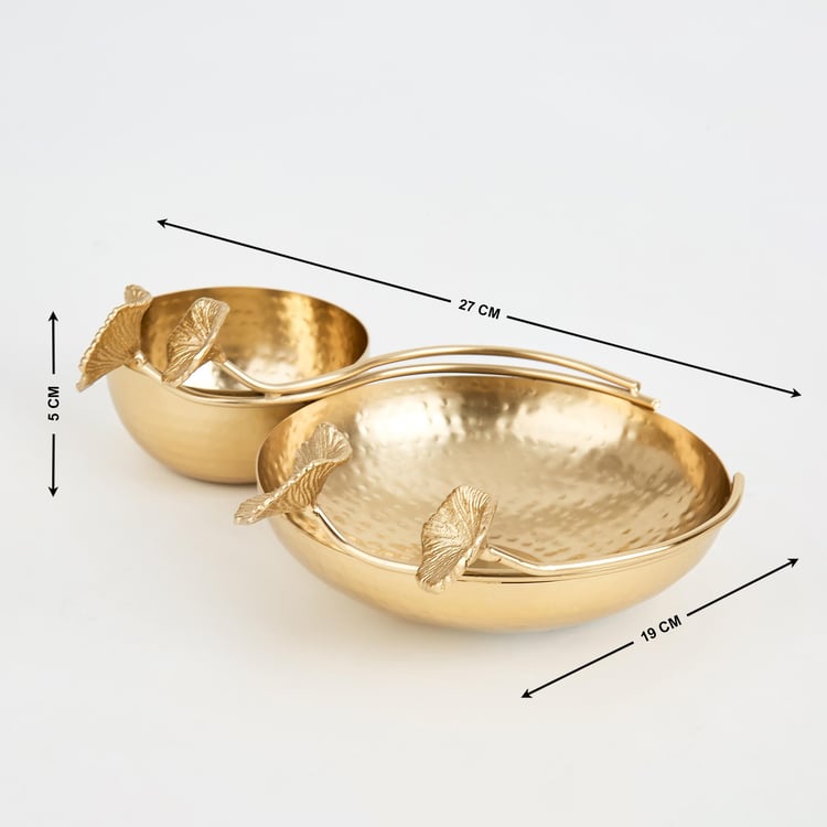 Splendid Brass Hammered Decorative Bowl