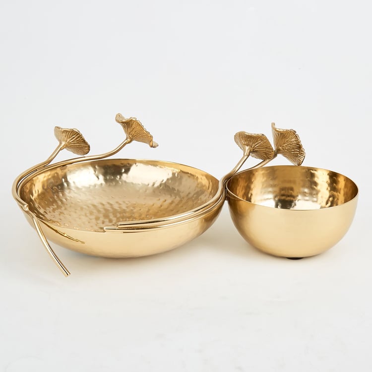 Splendid Brass Hammered Decorative Bowl