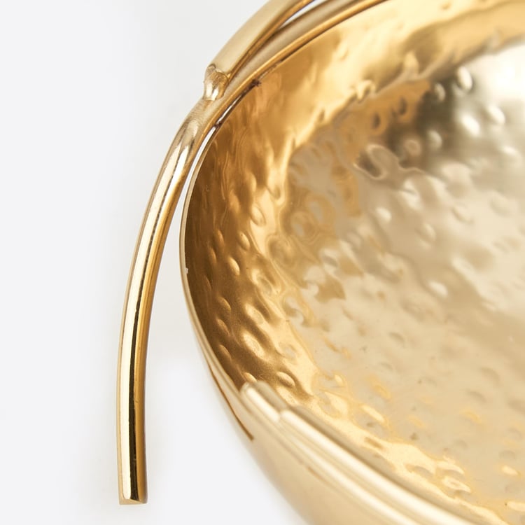 Splendid Brass Hammered Decorative Bowl