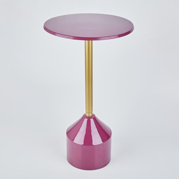 Maya Arial Metal Cocktail Table - Purple