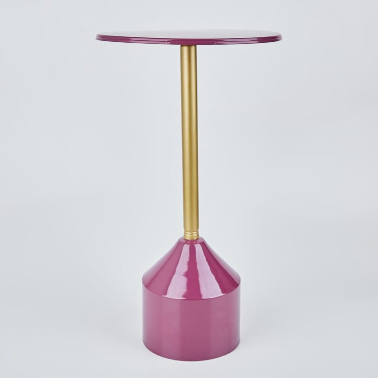 Maya Arial Metal Cocktail Table - Purple