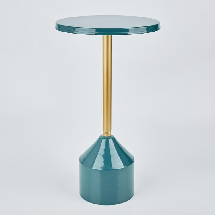 Maya Arial Metal Cocktail Table - Blue