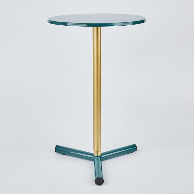 Maya Futura Metal Cocktail Table - Teal