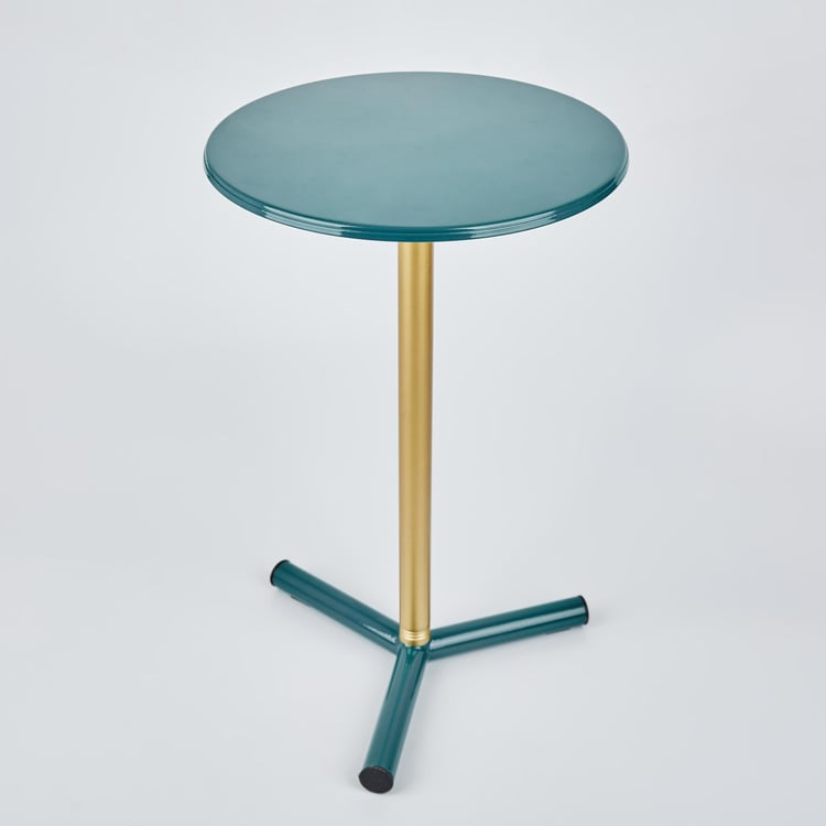 Maya Futura Metal Cocktail Table - Teal