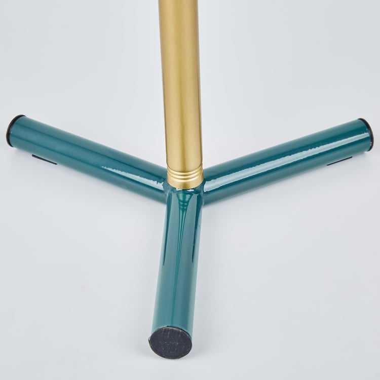 Maya Futura Metal Cocktail Table - Teal