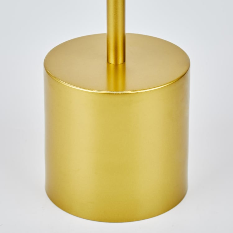 Maya Niloufer Metal Urli Accent Table - Gold