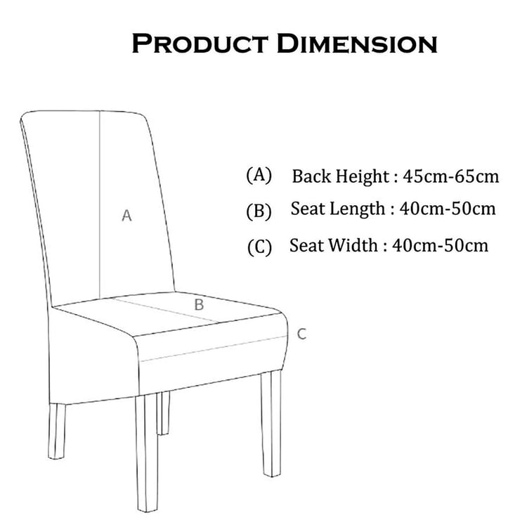 Helios Morgan Checked Dining Chair Cover