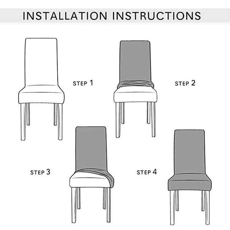 Helios Morgan Checked Dining Chair Cover