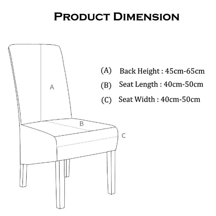 Helios Morgan Checked Dining Chair Cover