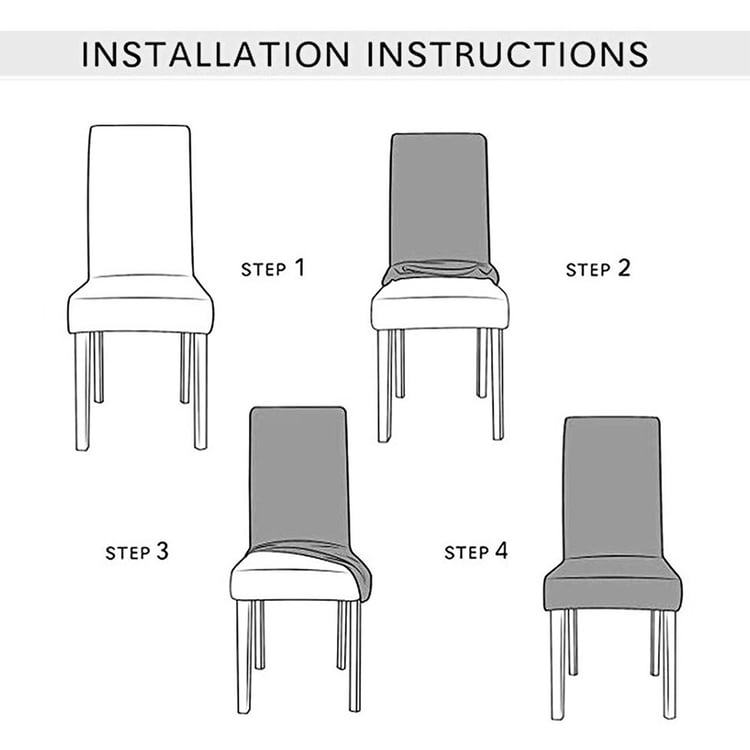 Helios Morgan Checked Dining Chair Cover