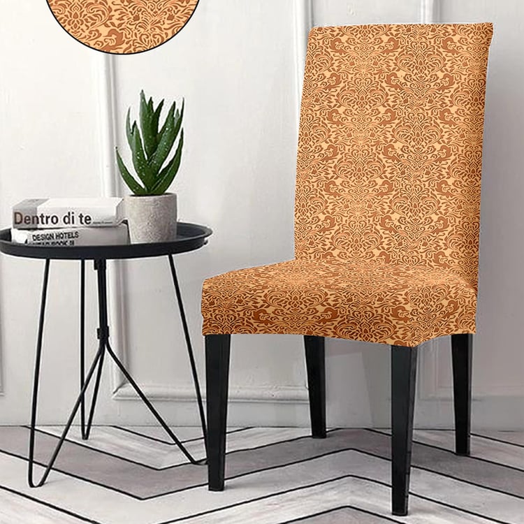 Helios Morgan Damask Print Dining Chair Cover